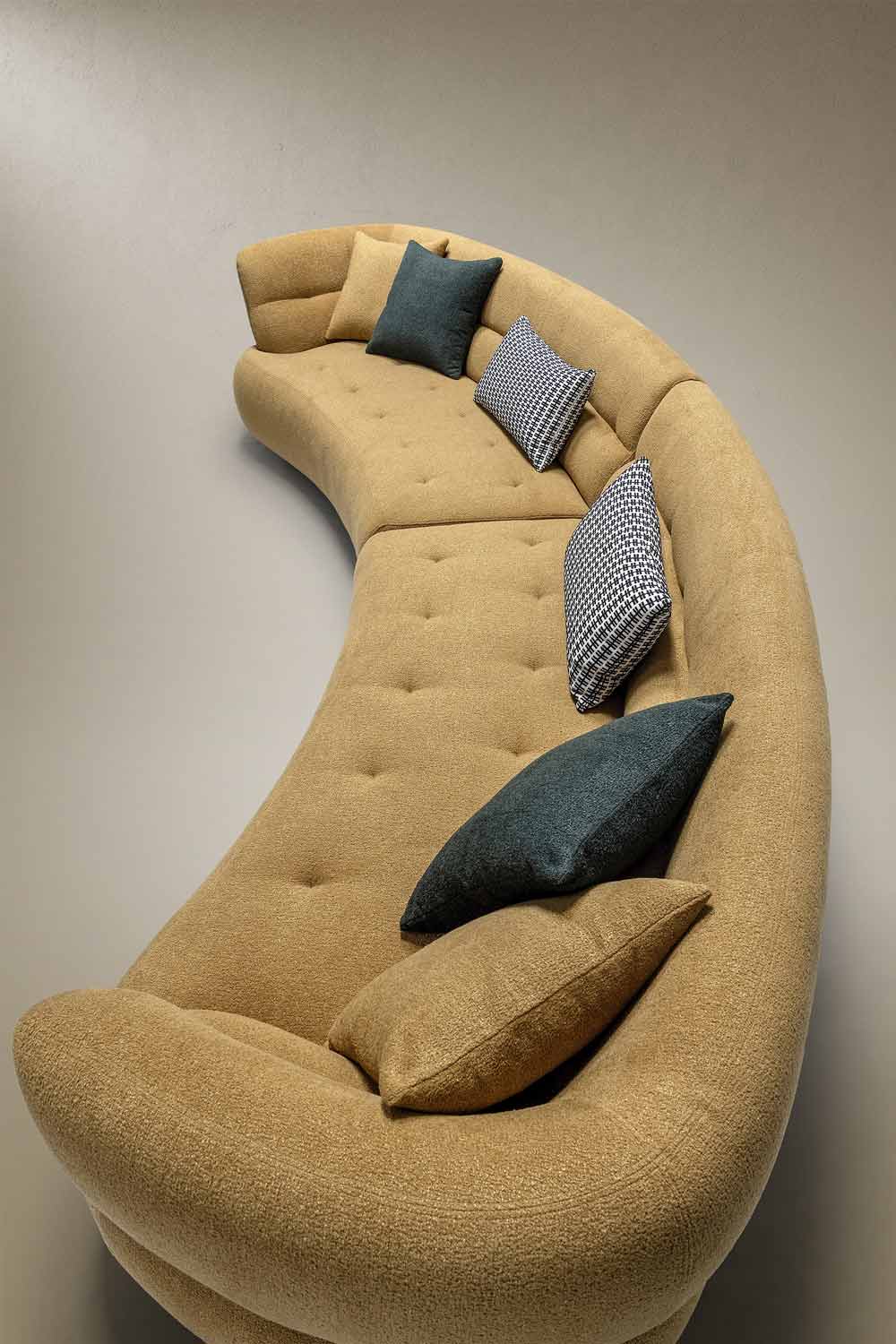 J and M Furniture Couches & Sofa HF5509 Modern Fabric Sofa in Gold | J&M Furniture