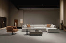 J and M Furniture Couches & Sofa HF5566 Modern Sectional in Grey | J&M Furniture
