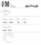J and M Furniture Couches & Sofa Kobe Leather Sectional in Silver Grey | J&M Furniture