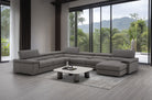 J and M Furniture Couches & Sofa Kobe Premium Leather Sectional | Italian Leather Sofa