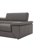 J and M Furniture Couches & Sofa Kobe Premium Leather Sectional | Italian Leather Sofa