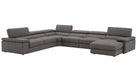 J and M Furniture Couches & Sofa Kobe Premium Leather Sectional | Italian Leather Sofa