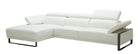 J and M Furniture Couches & Sofa Left Hand Facing Chaise Fleurier Sectional in White | J&M Furniture