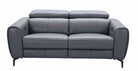 J and M Furniture Couches & Sofa Lorenzo Motion Loveseat in Blue-Grey (K) | J&M Furniture