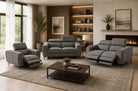 J and M Furniture Couches & Sofa Lorenzo Motion Loveseat in Truffle | J&M Furniture