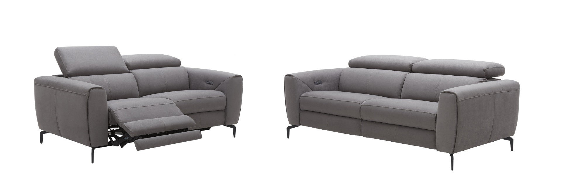 J and M Furniture Couches & Sofa Lorenzo Motion Sofa in Dark Grey Fabric | J&M Furniture