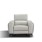 J and M Furniture Couches & Sofa Lorenzo Reclining Chair in Light Gray (K) | J&M Furniture