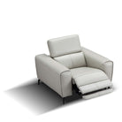 J and M Furniture Couches & Sofa Lorenzo Reclining Chair in Light Gray (K) | J&M Furniture