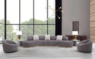 J and M Furniture Couches & Sofa Moon Fabric Sectional in Dark Grey | J&M Furniture