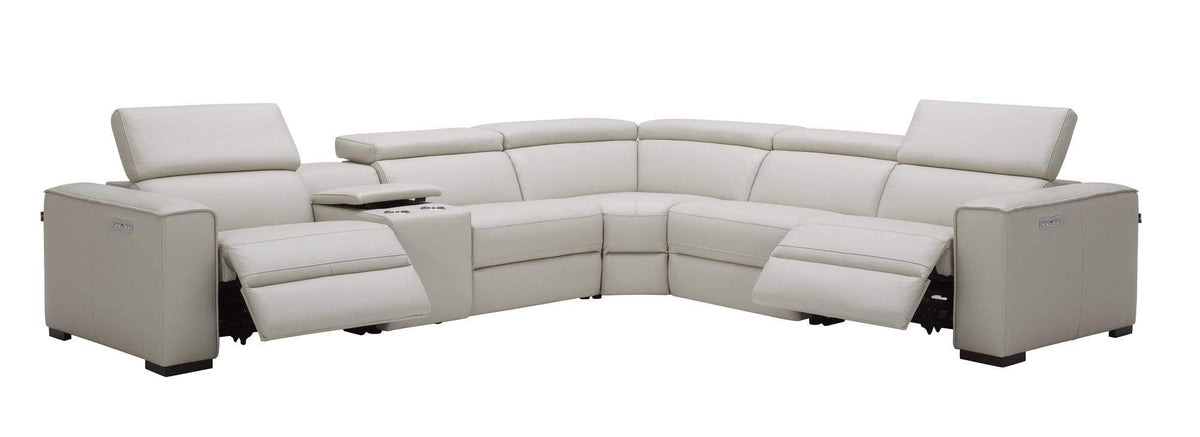 Picasso Motion Sectional in Silver Grey | J&M Furniture - Canal Furniture