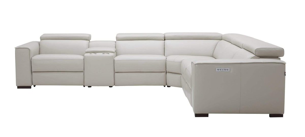Picasso Motion Sectional in Silver Grey | J&M Furniture - Canal Furniture