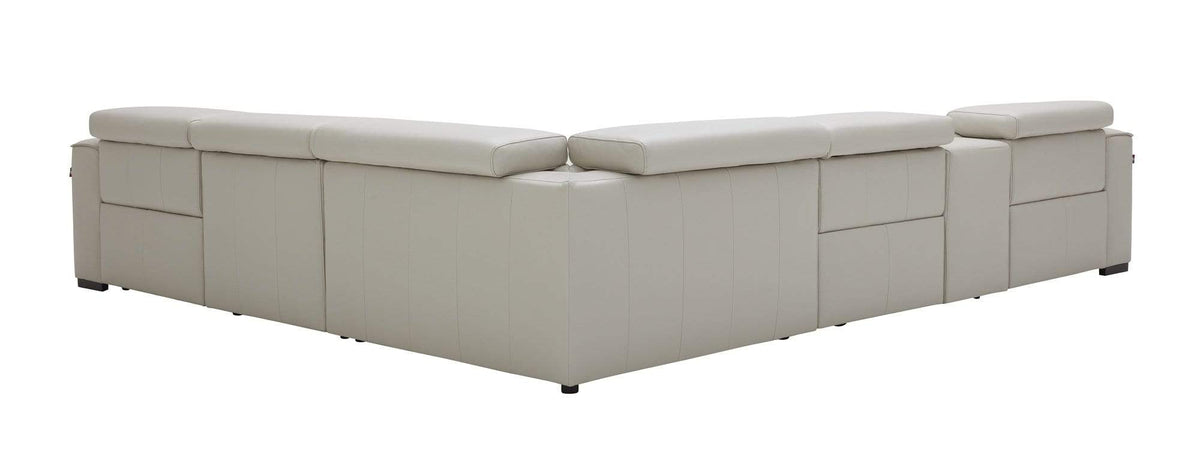 Picasso Motion Sectional in Silver Grey | J&M Furniture - Canal Furniture