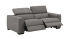 J and M Furniture Couches & Sofa Picasso Leather Power Reclining Loveseat with Dual Motor & USB