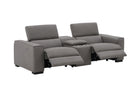 J and M Furniture Couches & Sofa Picasso Love Seat with Console – Truffle Leather