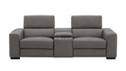 J and M Furniture Couches & Sofa Picasso Love Seat with Console – Truffle Leather
