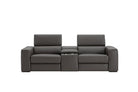 J and M Furniture Couches & Sofa Picasso Loveseat with Console In Dark Grey | J&M Furniture