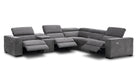 J and M Furniture Couches & Sofa Picasso Motion Fabric Sectional in Dark Grey | J&M Furniture