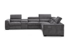 J and M Furniture Couches & Sofa Picasso Motion Fabric Sectional in Dark Grey | J&M Furniture