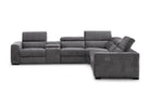 J and M Furniture Couches & Sofa Picasso Motion Fabric Sectional in Dark Grey | J&M Furniture