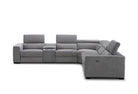 J and M Furniture Couches & Sofa Picasso Motion Fabric Sectional in Light Grey | J&M Furniture