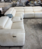 J and M Furniture Couches & Sofa Picasso Motion Fabric Sectional in Sand | J&M Furniture