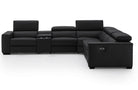 J and M Furniture Couches & Sofa Picasso Motion Sectional in Black | J&M Furniture