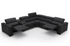 J and M Furniture Couches & Sofa Picasso Motion Sectional in Black | J&M Furniture