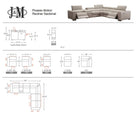J and M Furniture Couches & Sofa Picasso Motion Sectional in Silver Grey | J&M Furniture