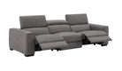 J and M Furniture Couches & Sofa Picasso Power Reclining Truffle Sofa | Top Grain Leather Modern Sofa