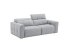 J and M Furniture Couches & Sofa Prescott Leather Sofa in Light Grey | J&M Furniture