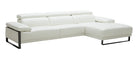 J and M Furniture Couches & Sofa Right Hand Facing Chaise Fleurier Sectional in White | J&M Furniture