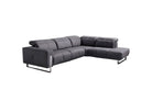 J and M Furniture Couches & Sofa Right Hand Facing Chaise Plaza Leather Sectional | J&M Furniture