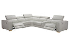 J and M Furniture Couches & Sofa Salvador Motion Sectional in Light Grey | J&M Furniture