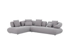 J and M Furniture Couches & Sofa Savannah Fabric Sectional in Grey | J&M Furniture
