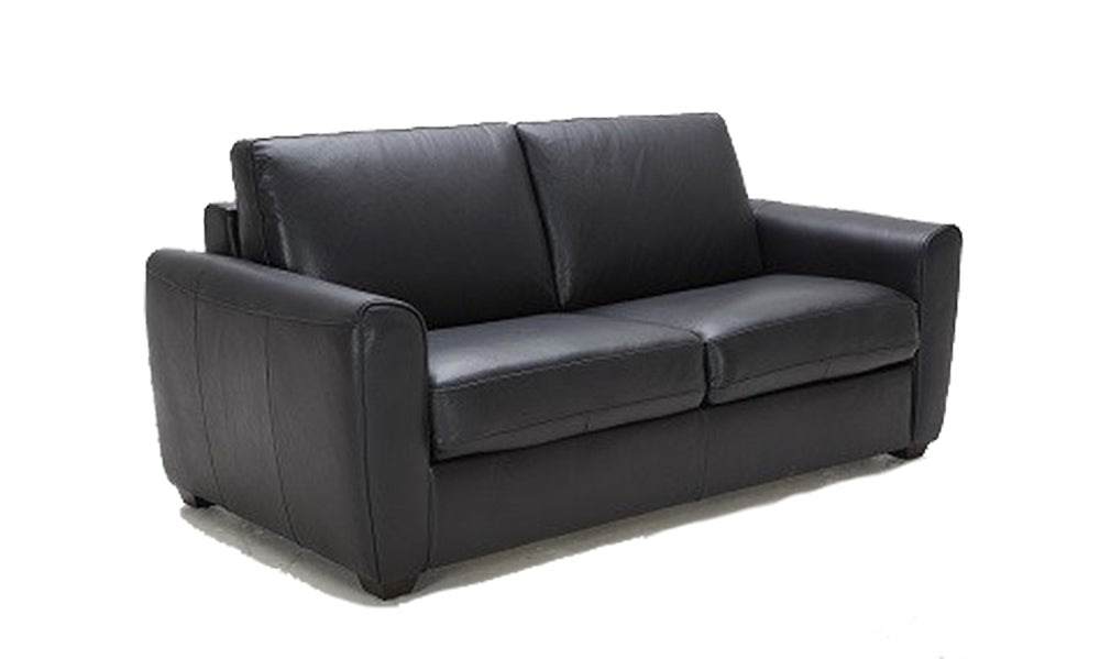 J and M Furniture Couches & Sofa Ventura Sofa Bed in Black Leather | J&M Furniture