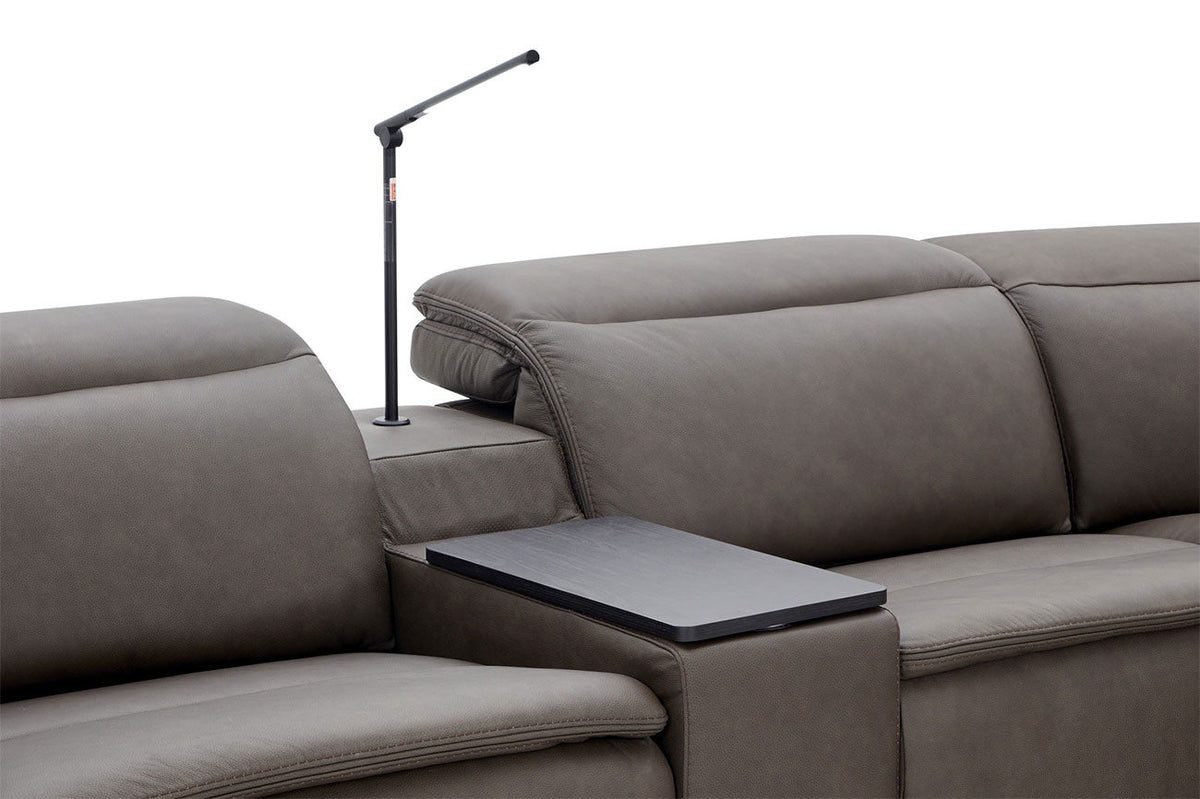 J and M Furniture Couches & Sofa Zen Reclining Sectional & Storage Ottoman | J&M Furniture