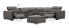 J and M Furniture Couches & Sofa Zen Reclining Sectional & Storage Ottoman | J&M Furniture