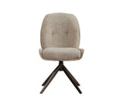 J and M Furniture Dining Chair 3116 Swivel Fabric Dining Chair (Pair) | J&M Furniture