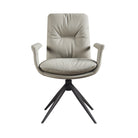 J and M Furniture Dining Chair Alabastro Swivel Armchair