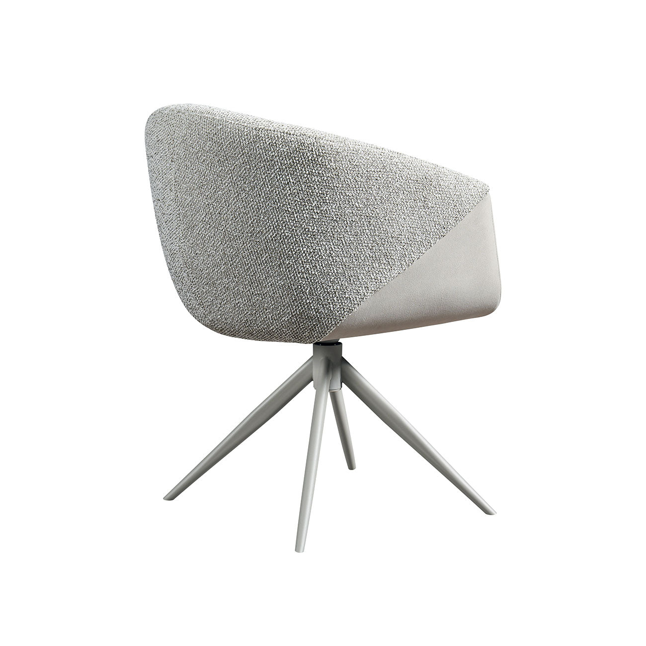 J and M Furniture Dining Chair Breccia Swivel Chair in Beige