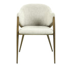 J and M Furniture Dining Chair Enzo Fabric Armchair