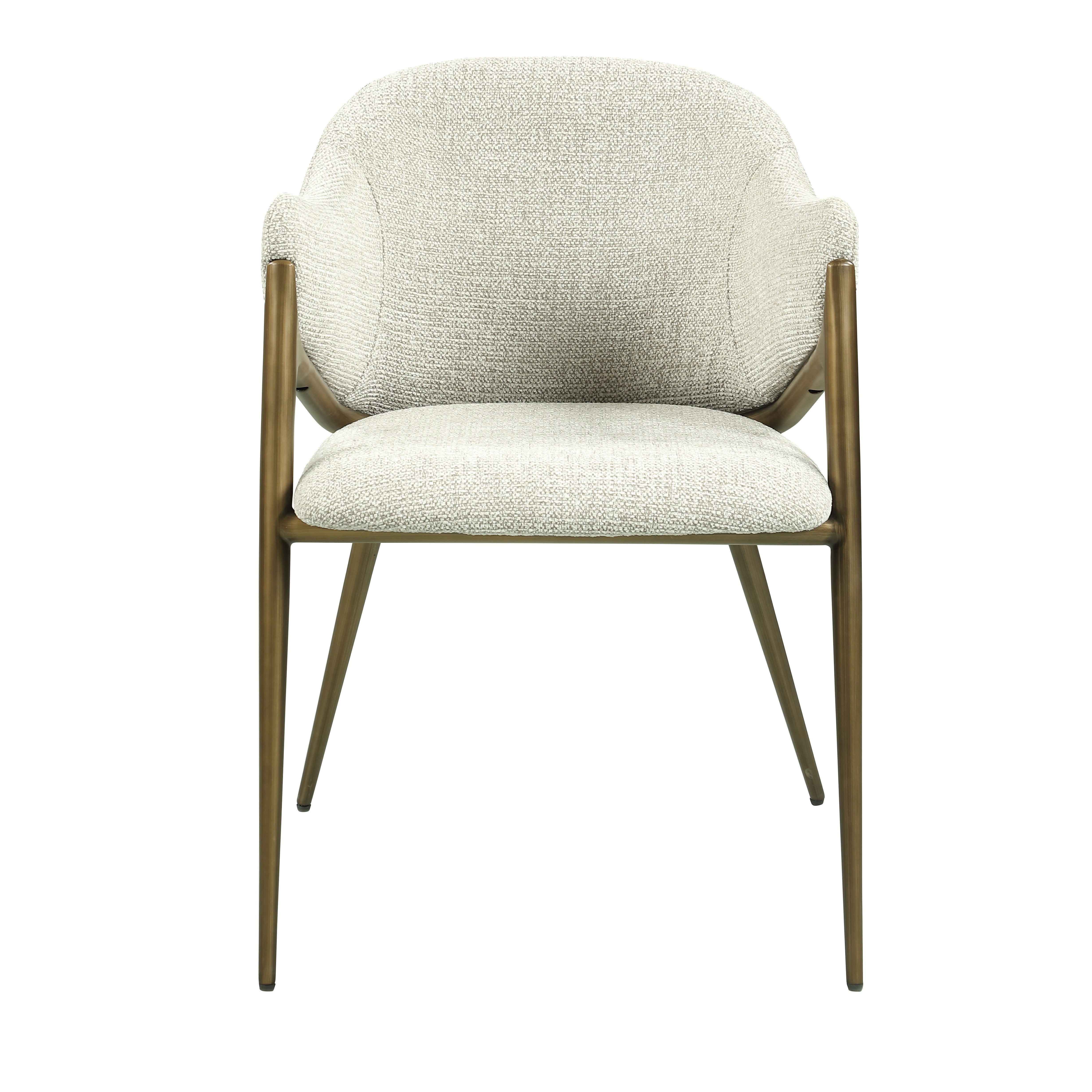 J and M Furniture Dining Chair Enzo Fabric Armchair
