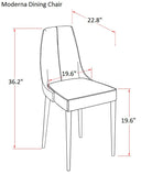 J and M Furniture Dining Chair Moderna Dining Chair in Taupe (Pair) | J&M Furniture