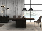 J and M Furniture Dining Chair Moderna Dining Chair in Taupe with Grey legs