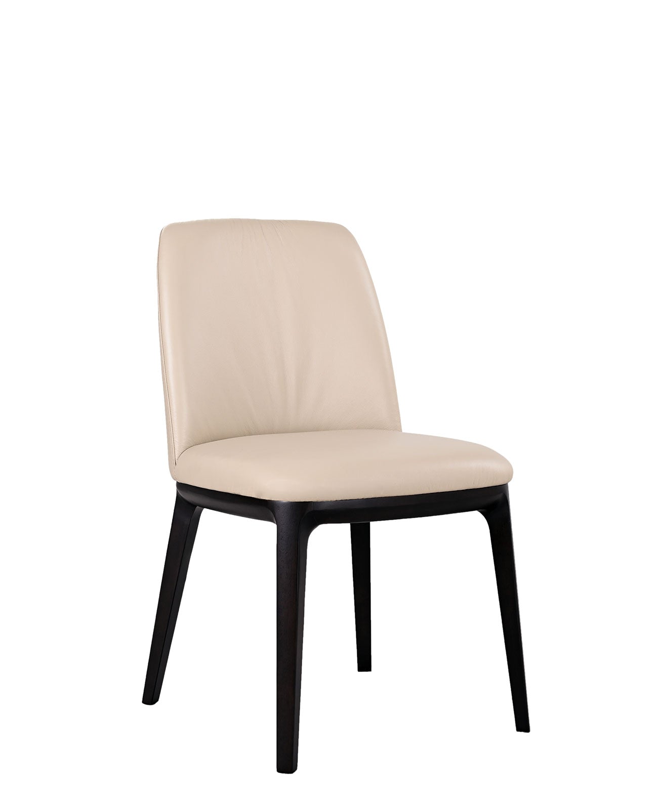 J and M Furniture Dining Chair Osaka Leather Chair in Light Mocha (pair) | J&M Furniture