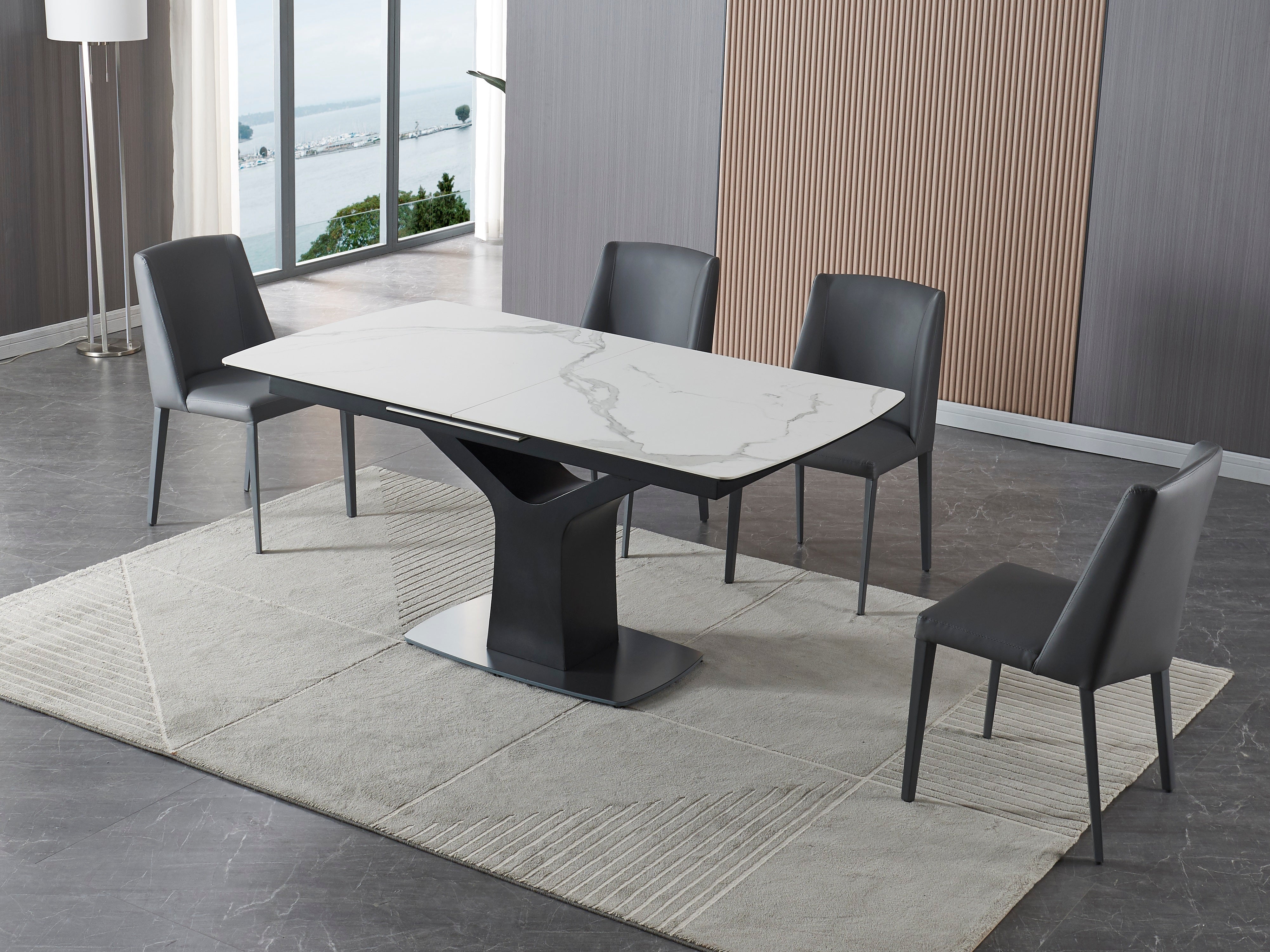 J and M Furniture Dining Sets Fiori Extension Table