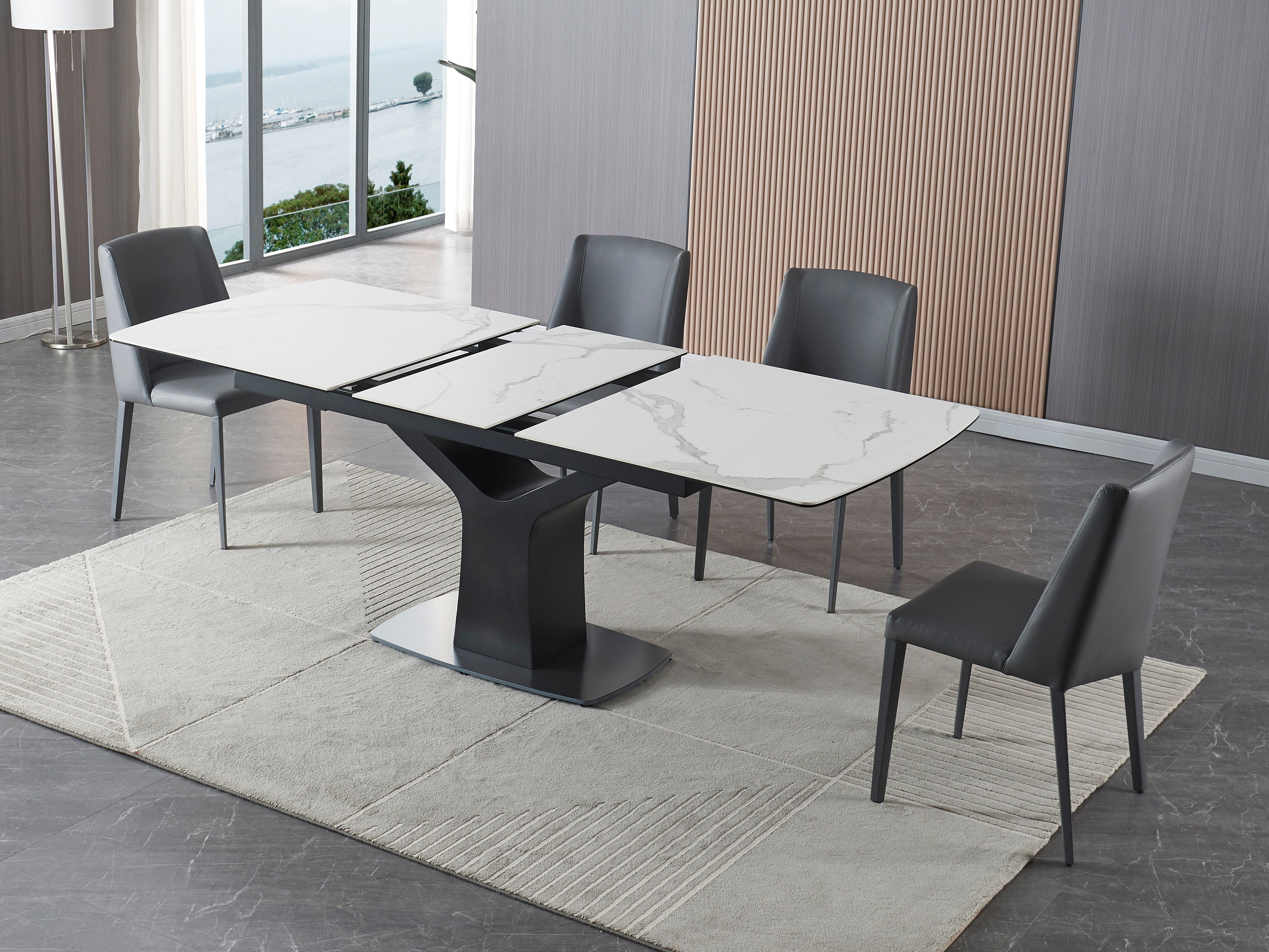 J and M Furniture Dining Sets Fiori Extension Table