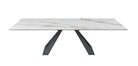 J and M Furniture Dining Sets Swan Extension Table
