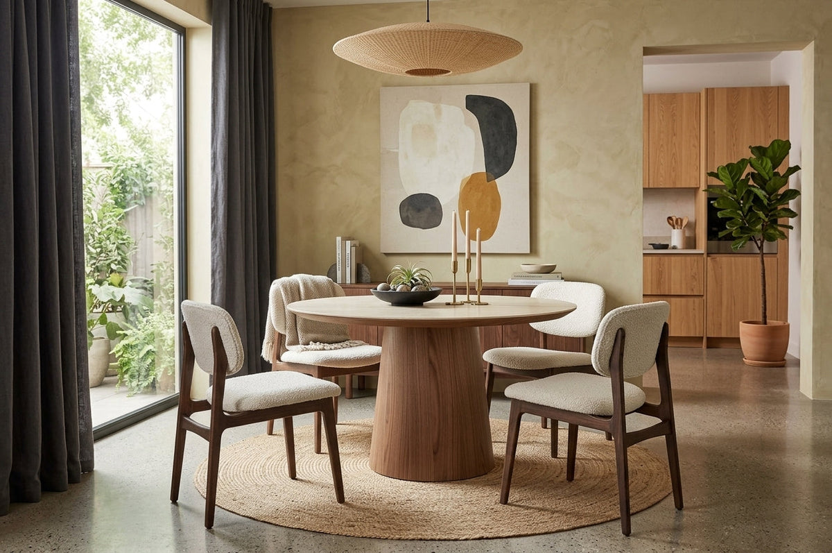 J and M Furniture Dining Table Arbor Round Dining Table