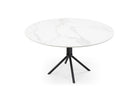 J and M Furniture Dining Table Calacatta White Ceramica Round Dining Table | J&M Furniture